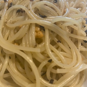 ［鍋一つ］お茶漬けの素で和風きのこパスタ